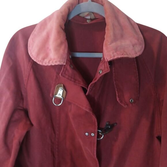 Fay Fireman's turnout coat jacket with metal clasps, missing lining size S - Picture 5 of 14